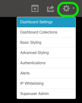 AppInsights New Dashboard Settings