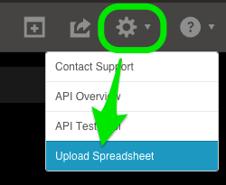 AppInsights Upload Spreadsheet