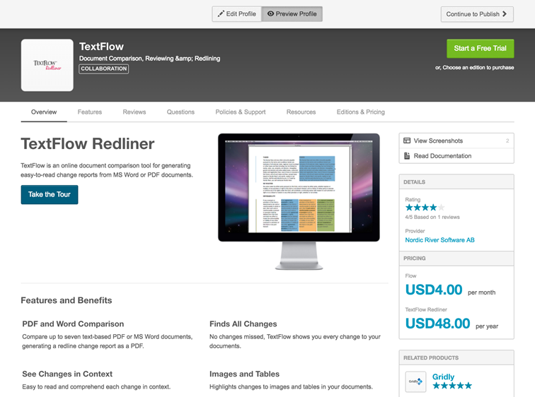 Add network products to the staging catalog