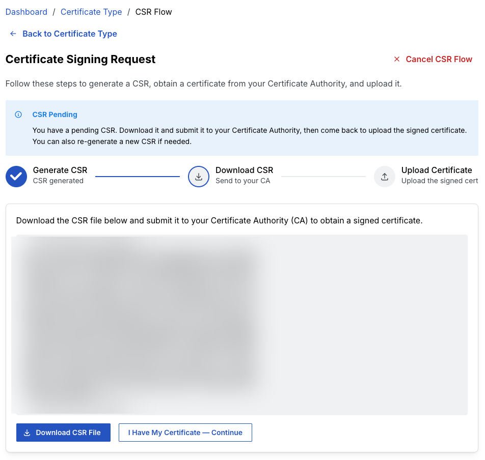 Download the CSR