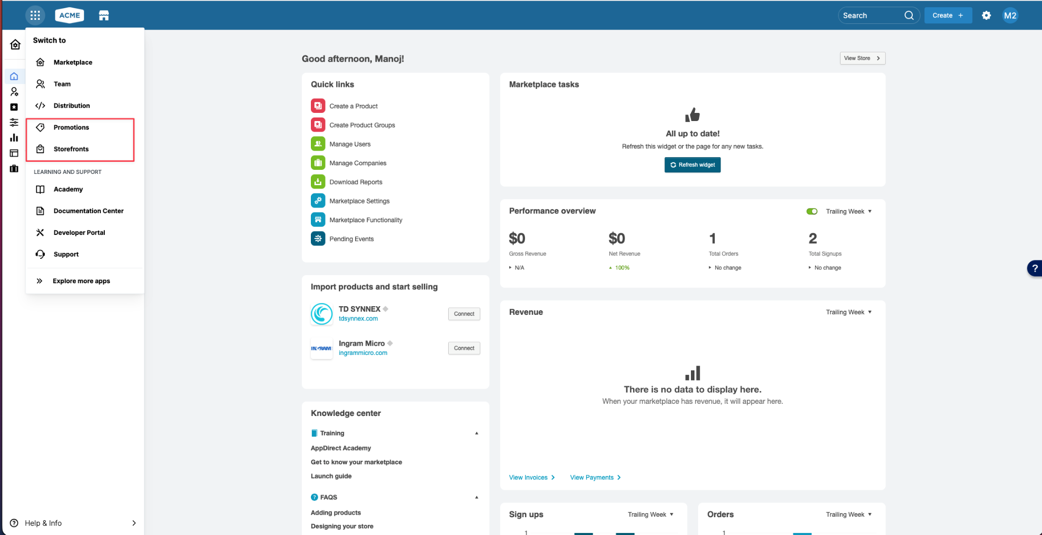 Builtfirst in the marketplace shell